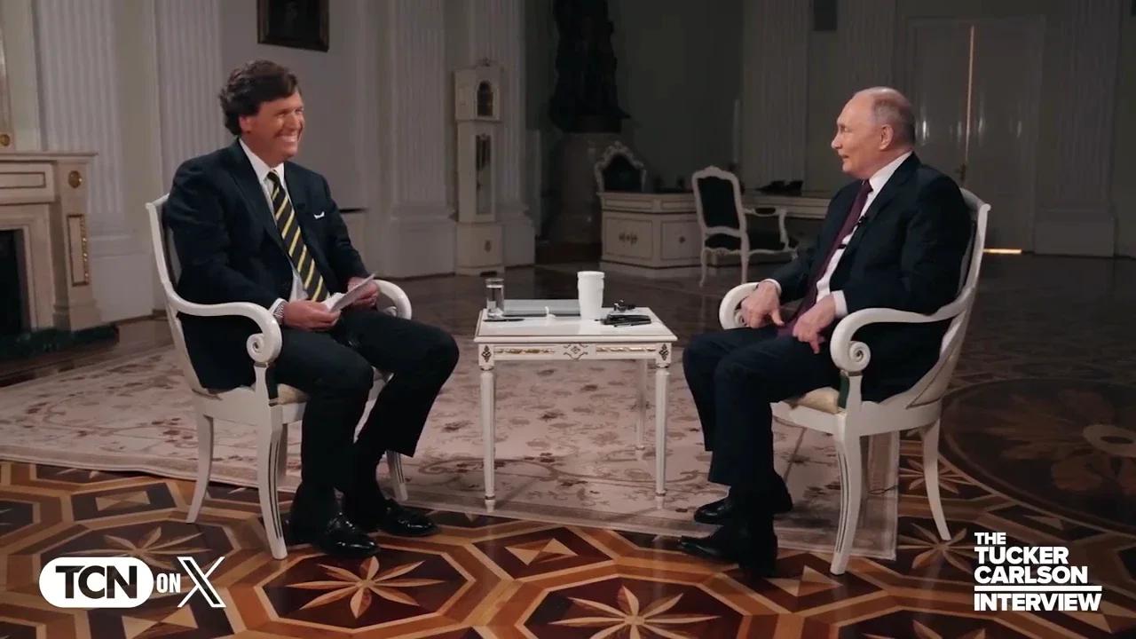 ⁣Vollständiges Tucker Carlson Interview mit Vladimir Putin 08.02.2024 DEUTSCH