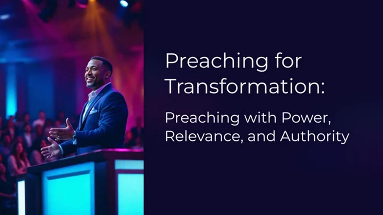 1. Preaching with Power, Relevance, and Authority