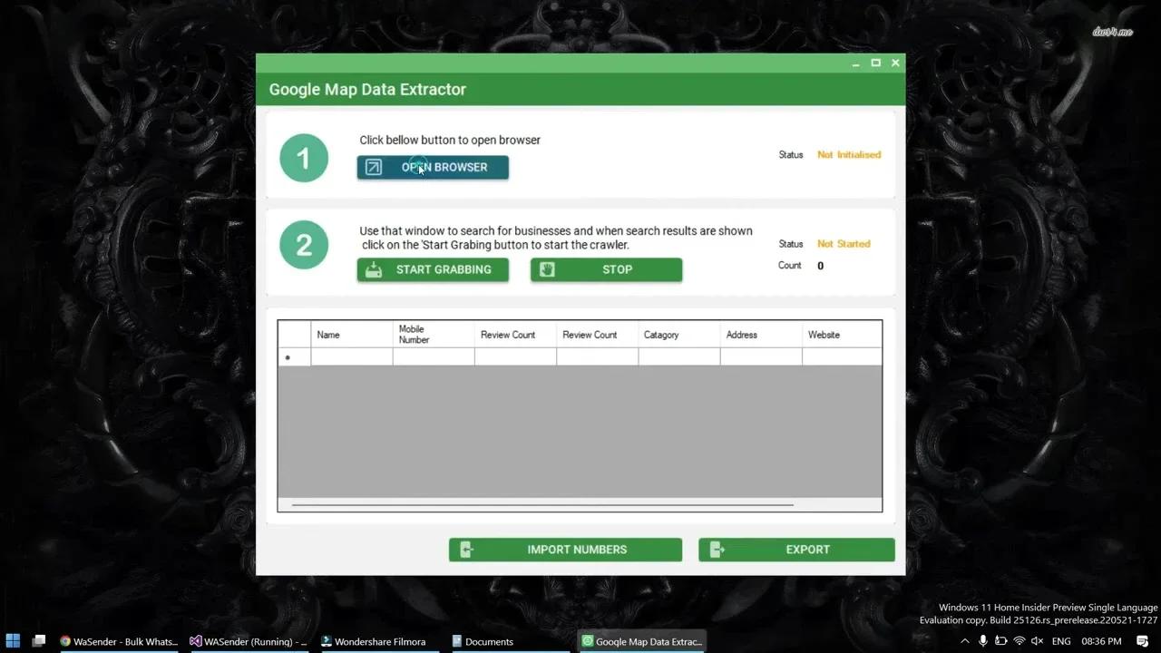 G Map Data Extractor