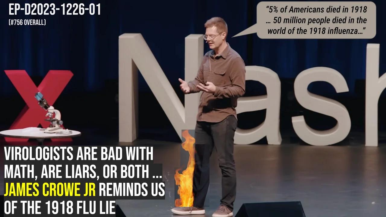 Virologists are bad with math, are liars, or both ... James Crowe Jr ...