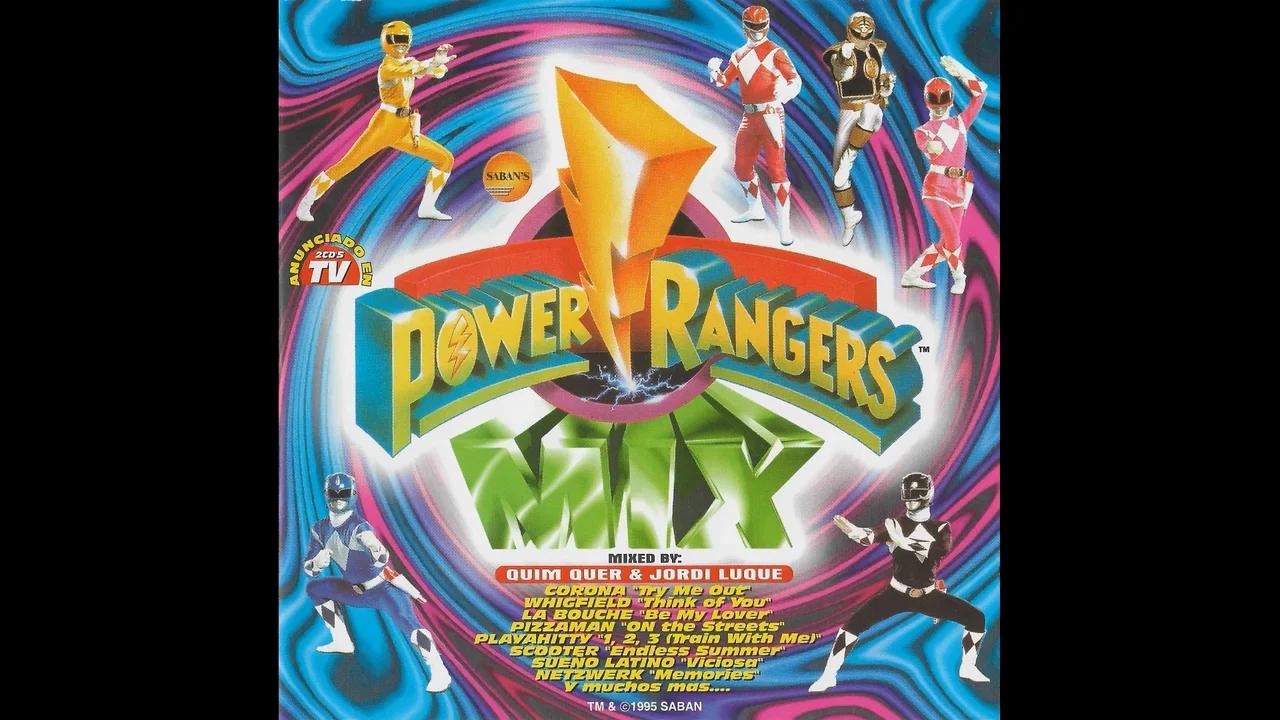 Power Rangers Mix - 2 CD's - 1995 - Blanco Y Negro Music