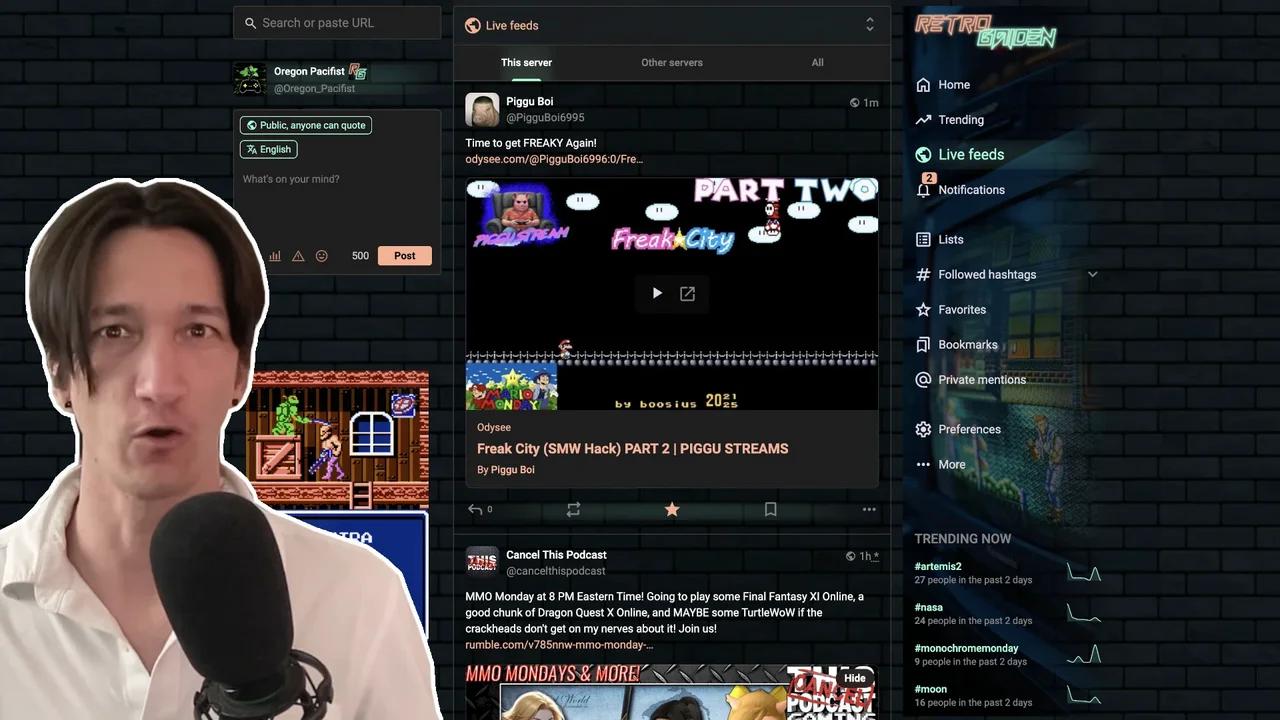 Retro Gaiden: The Best Looking Mastodon Server, is Now 2 Years Old!