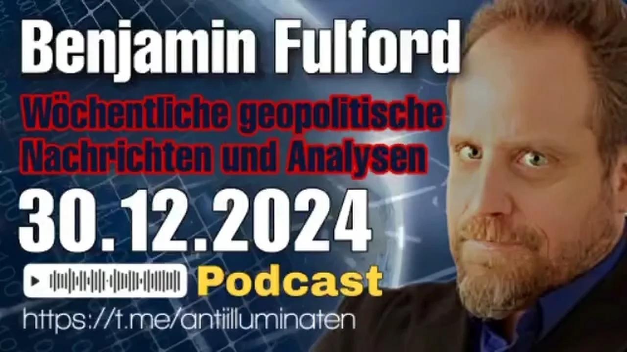 Benjamin Fulford: Wochenbericht vom 30.12.2024 - Die US Corporation in den
                Bankrott treiben und die Republik ausrufen oder chinesische Sklaven werden