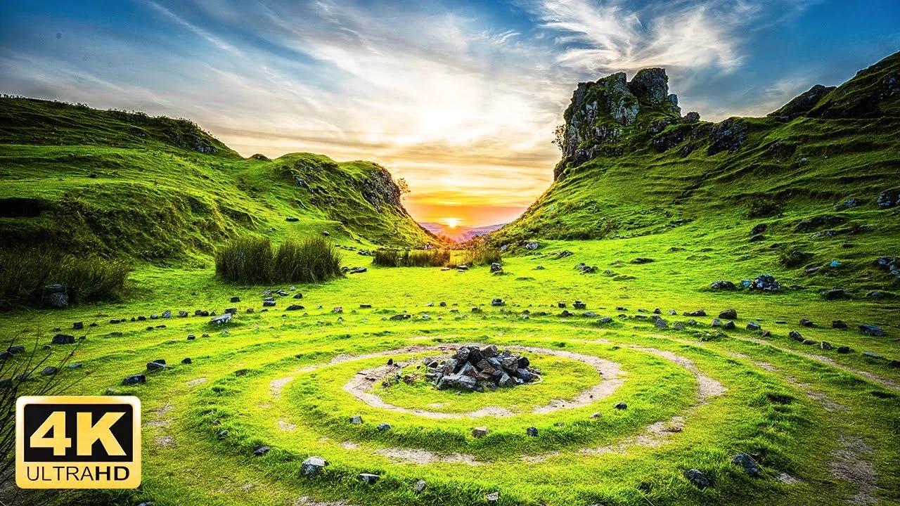 10 Hours Fantastic Views Of Nature 4k With Relaxation Music Primal Earth
