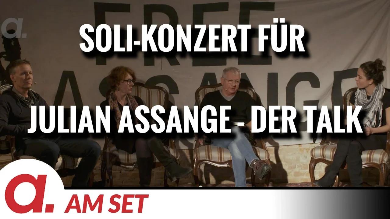 ⁣Am Set: 5. Solidaritätskonzert für Julian Assange – Der Talk