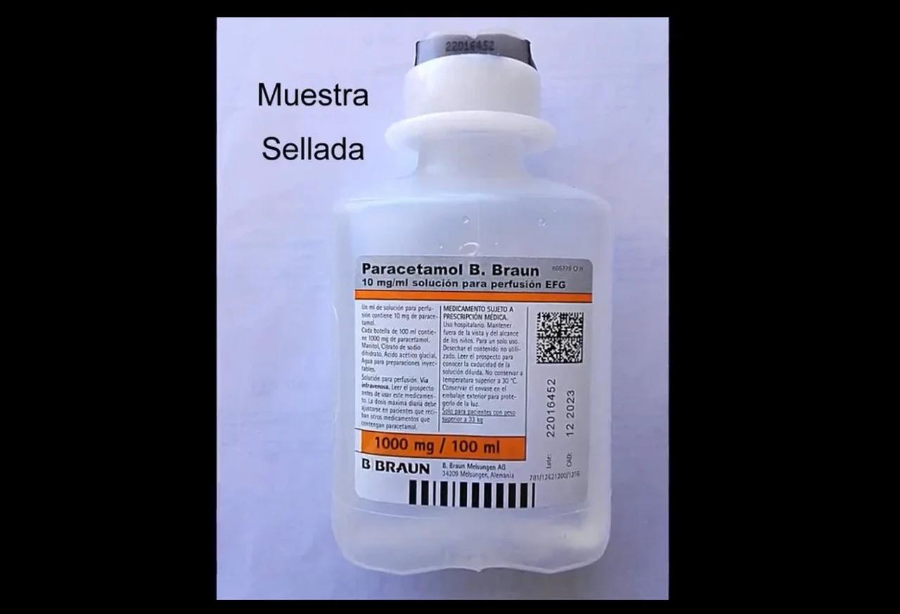 DETECCIÓN DE GRAFENO EN PARACETAMOL B. BRAUN