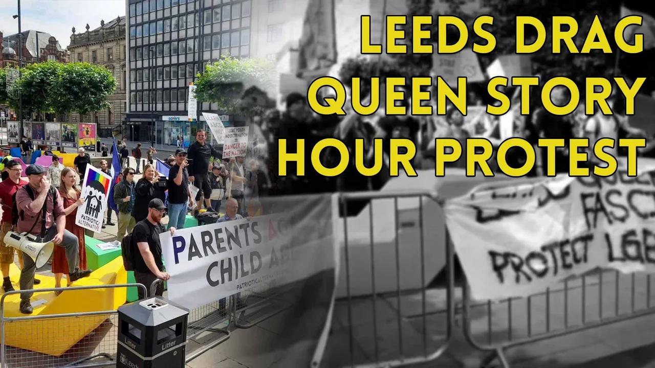 Leeds Drag Queen Story Hour Protest Vlog, Feat. Megaphone Speeches by
