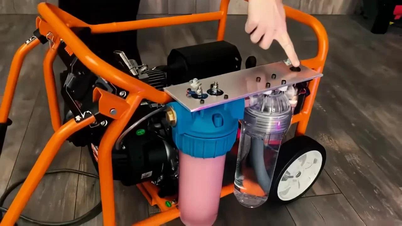 Build a generator that runs on water
