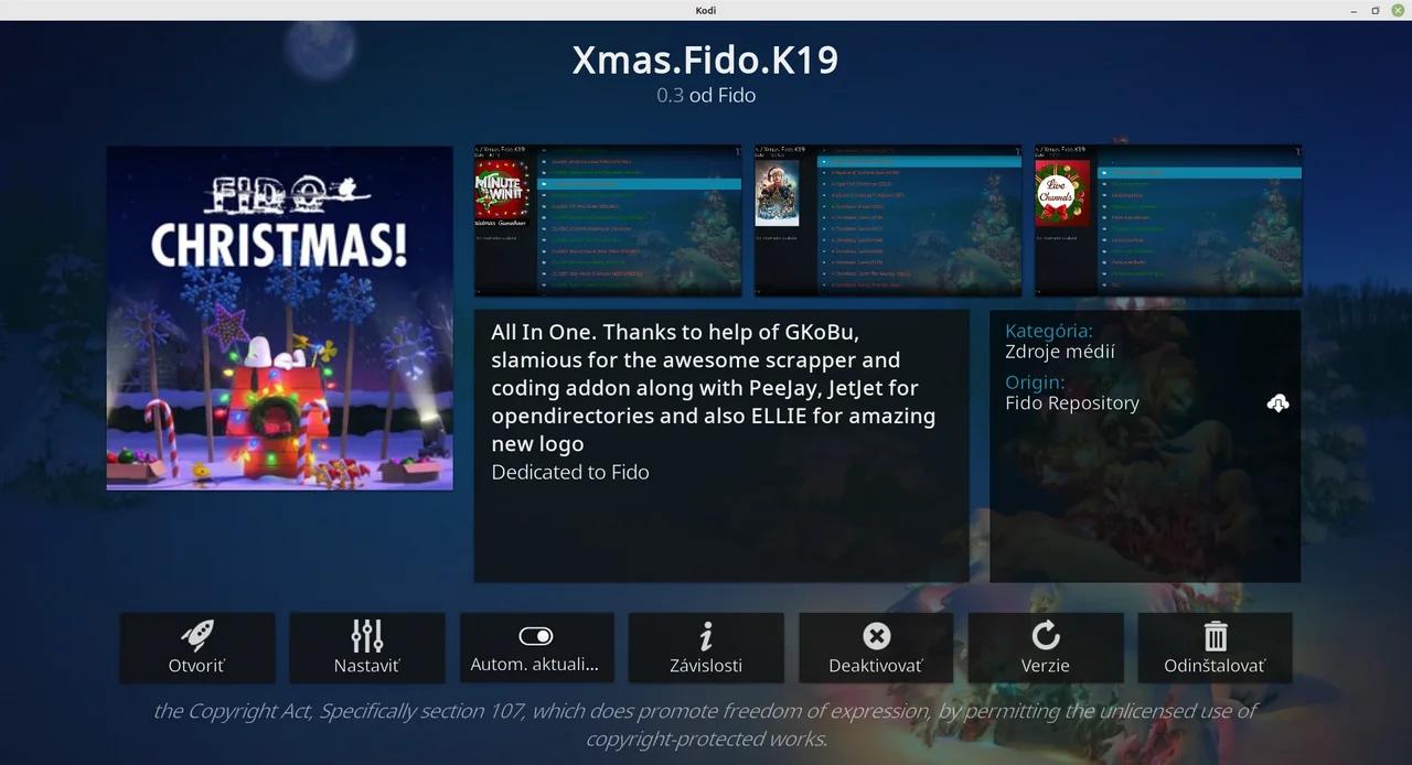 XmasFido KODI Addon
