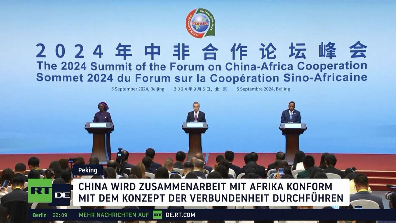 ⁣Bedingungslose Hilfe? China verspricht Afrika 50 Milliarden US-Dollar