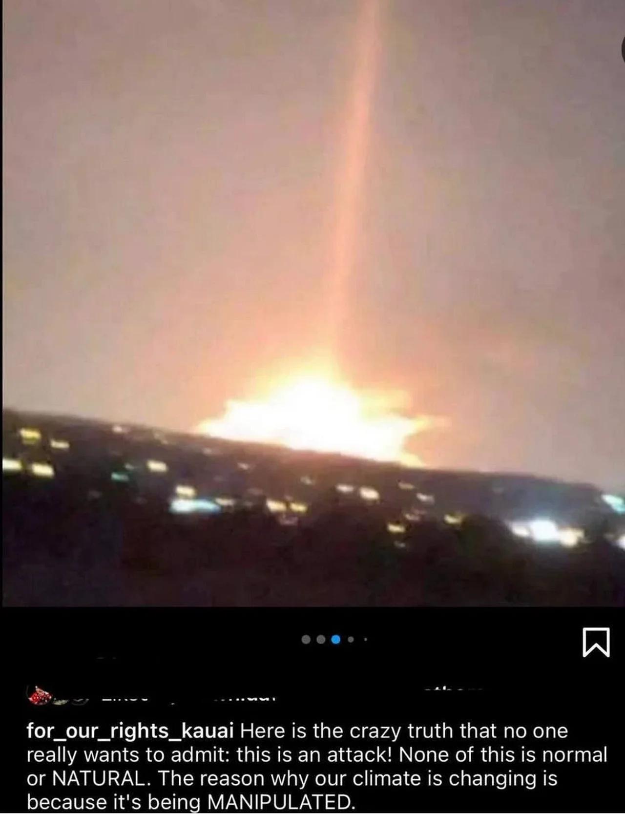 DIRECT ENERGY WEAPON STARTING MAUI FIRE STORM