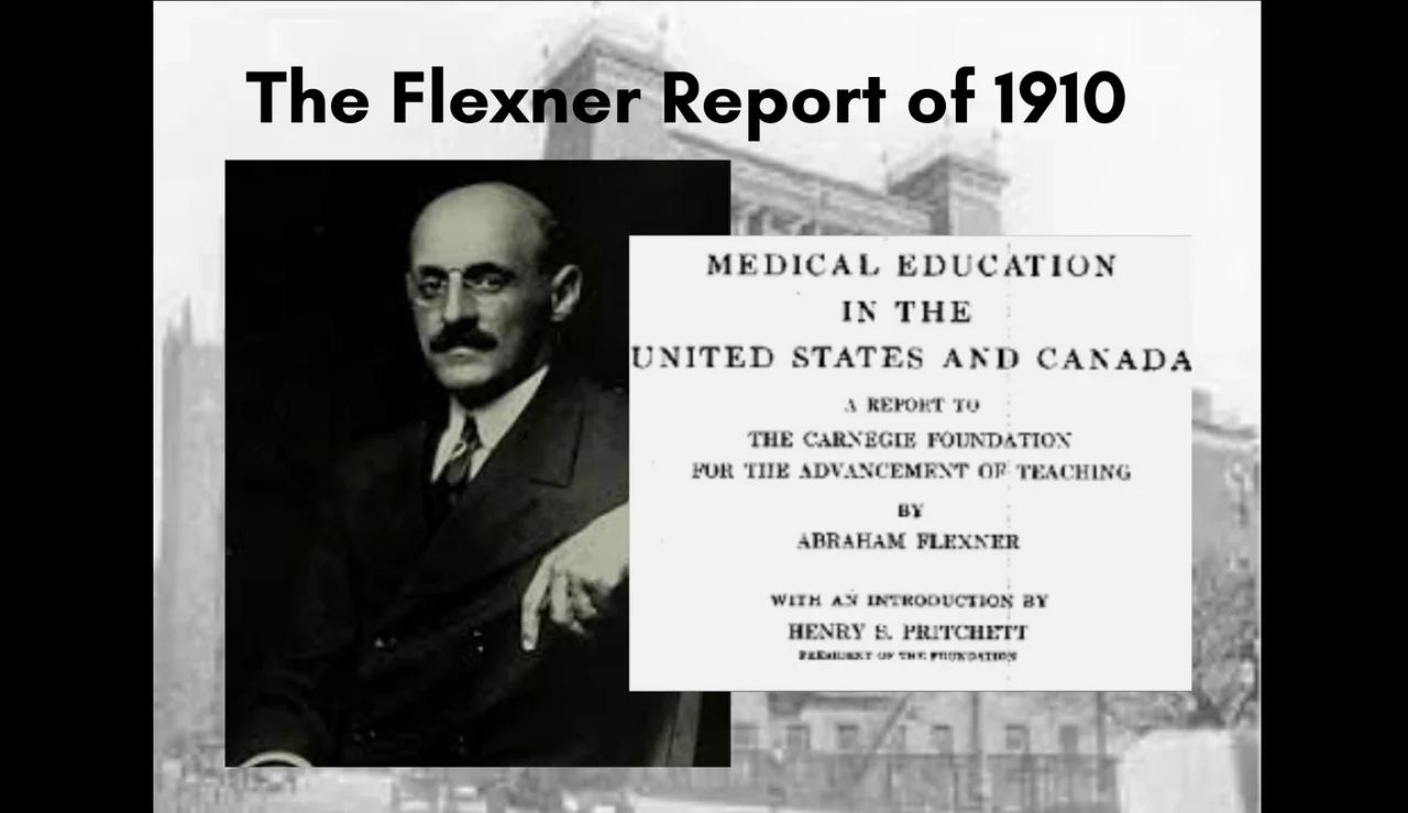 The Flexner Report of 1910