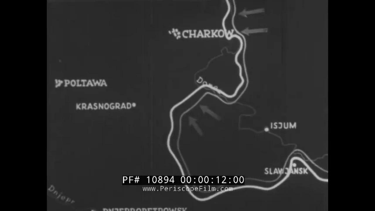 10894 Wwii German Newsreel 2nd Battle Of Kharkov 1942 Wwii Eastern