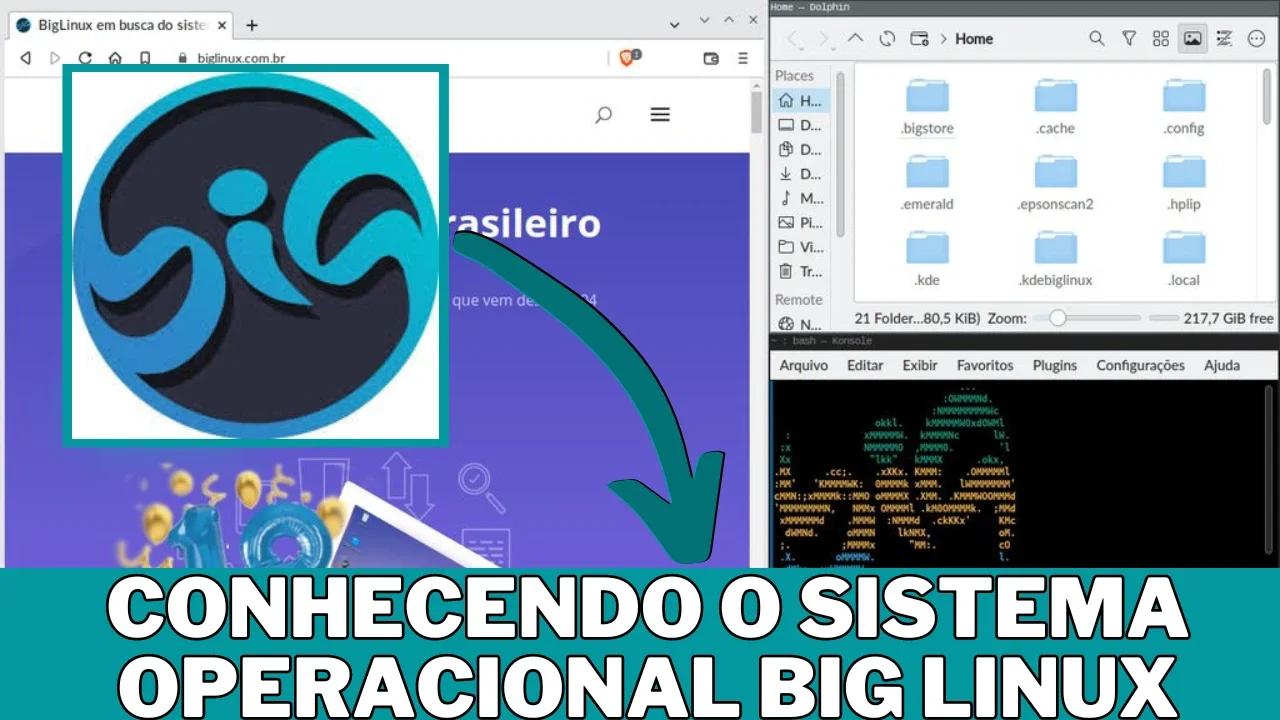 Big Linux um sistema operacional no momento