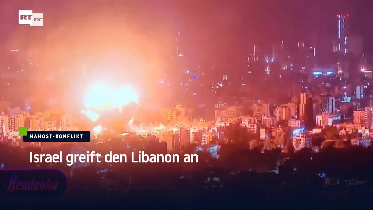 ⁣Israel greift den Libanon an