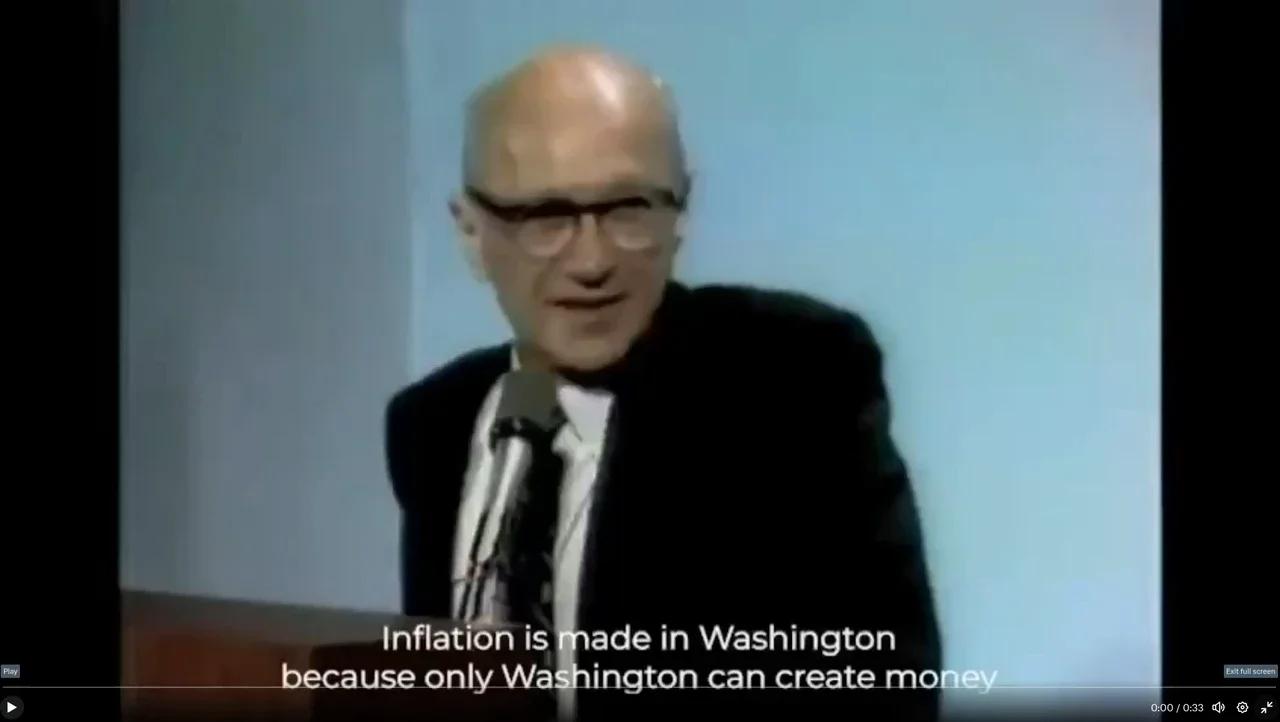 Wise Words On The Cause Of Inflation From Milton Friedman We Now