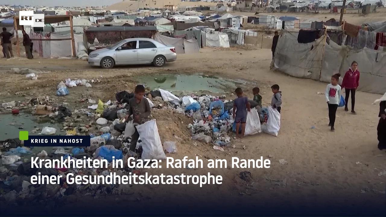 ⁣Krankheiten in Gaza: Rafah am Rande einer Gesundheitskatastrophe