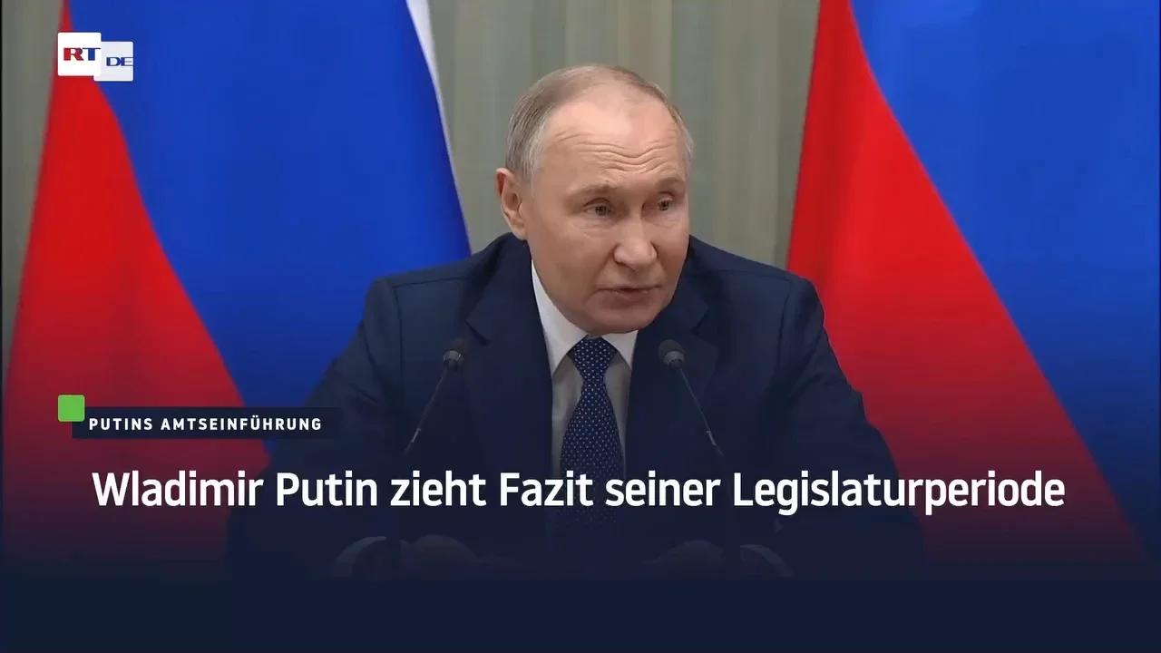 ⁣Wladimir Putin zieht Fazit seiner Legislaturperiode