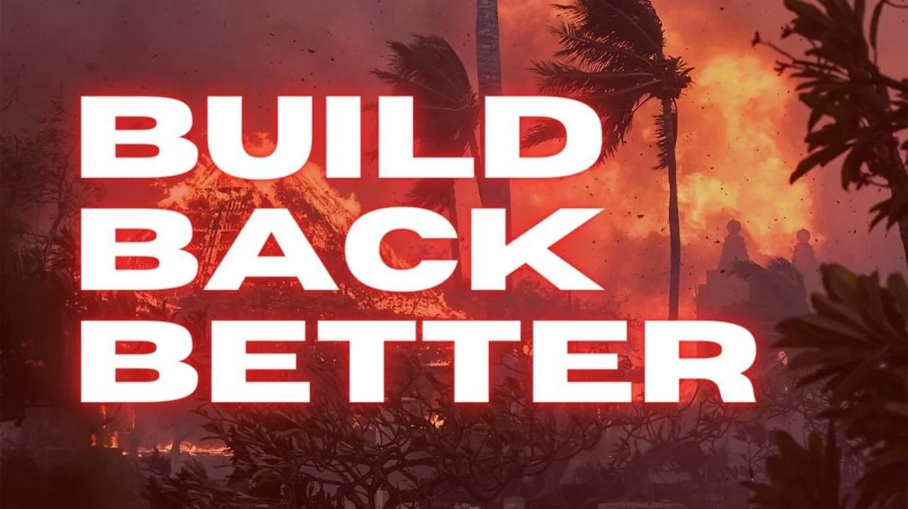 Peut-on voir dans le « Build Beyond Barriers » des projets de Maui, un ...