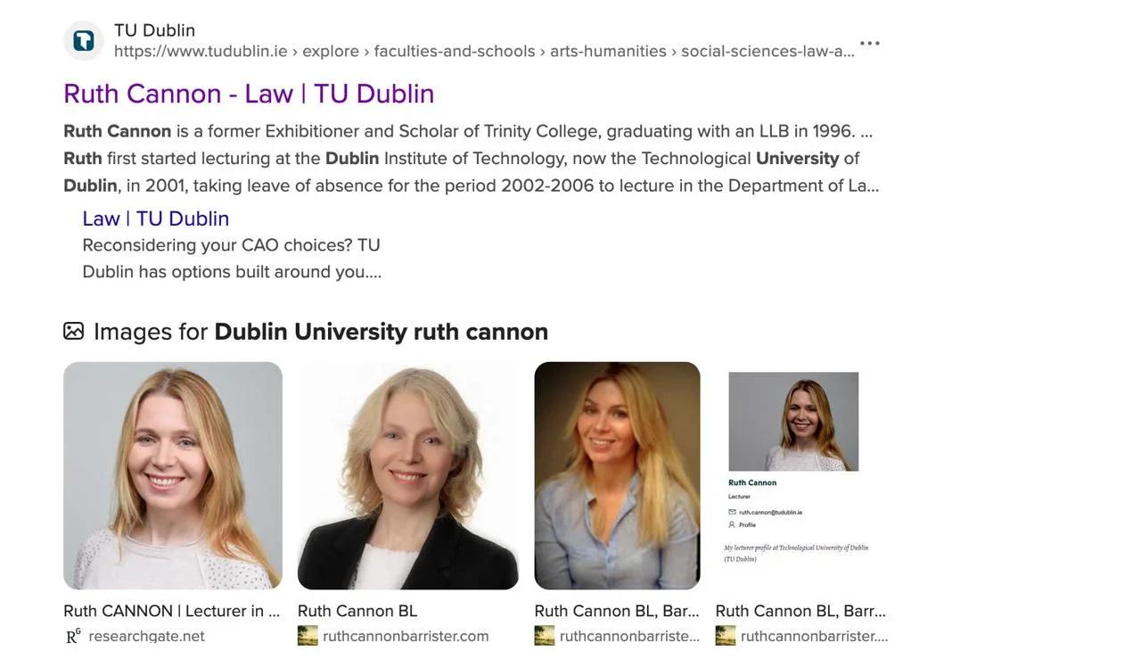 TU Law Lecturer Ruth Cannon Perjury and Fraud Archive Introduction Part 2