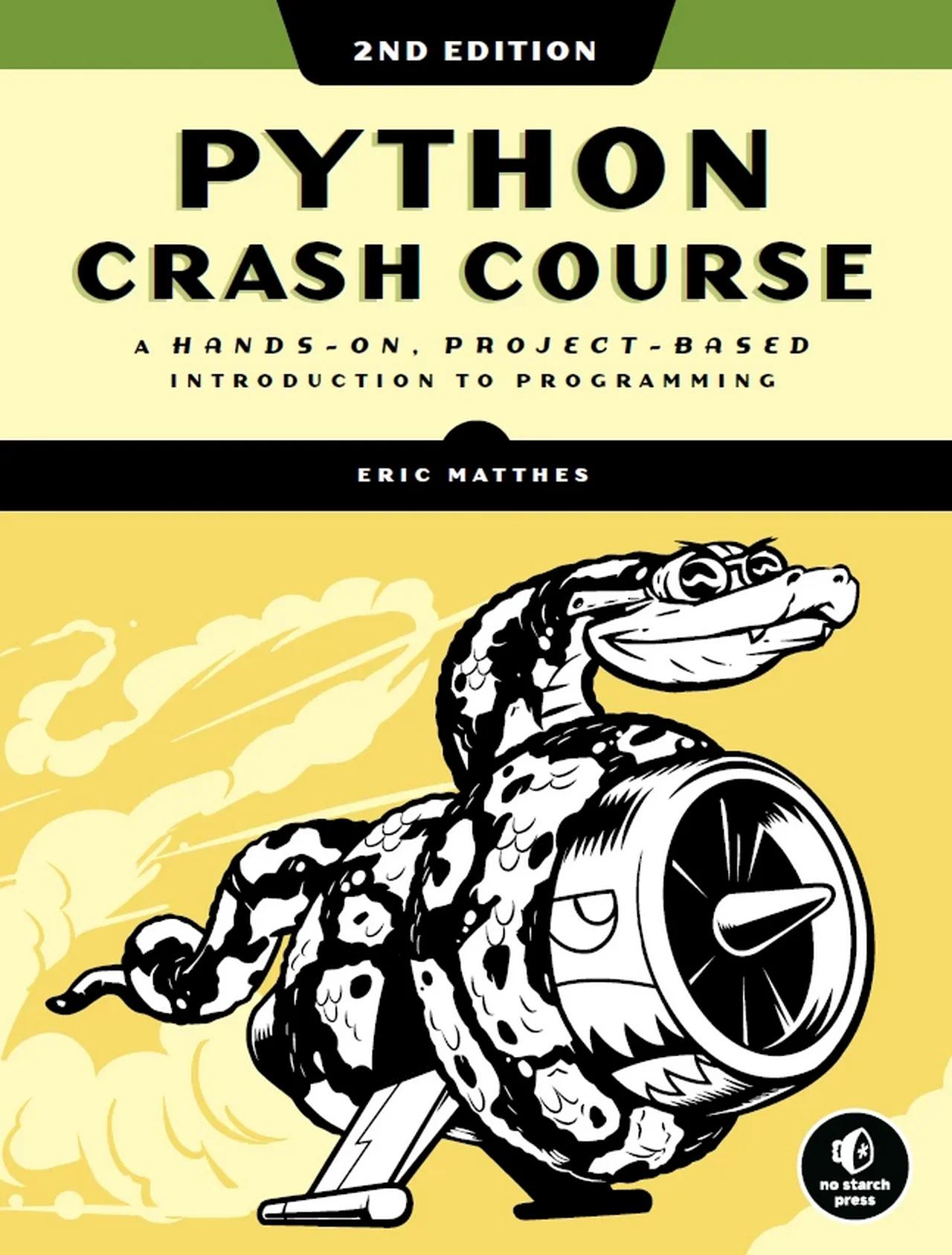 Python Crash Course by Eric Matthes