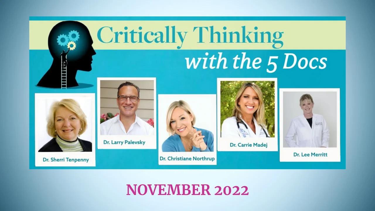 Critically Thinking With Dr T And Dr P