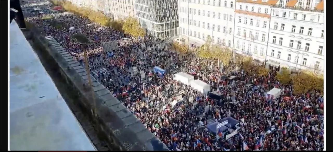 Czech Republic Anti Government Poverty Protests