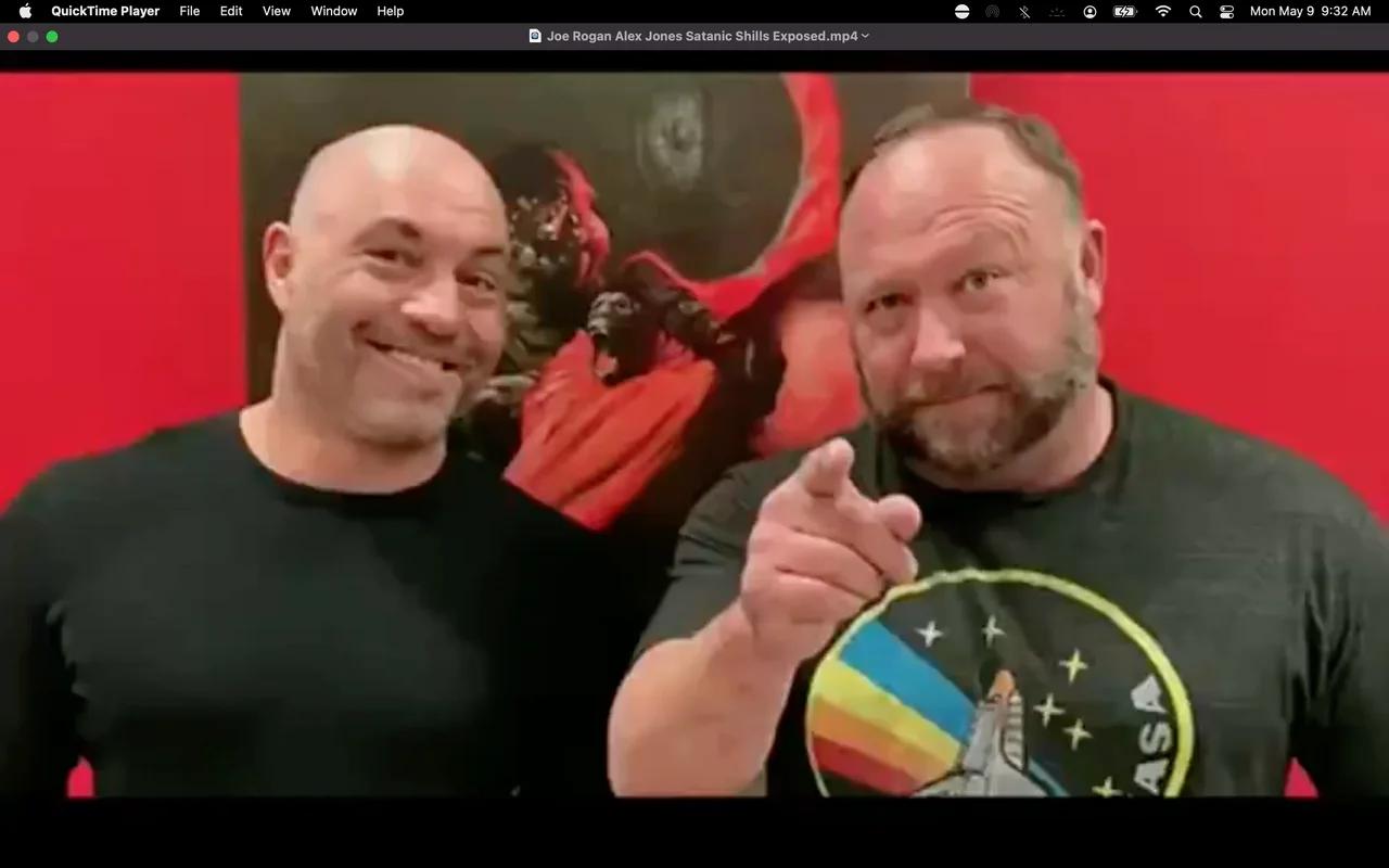 Alex Jones CIA and Joe Rogan - Satanic Exposed ☠️ ☠️ 🇮🇱 🔫 🇺🇸