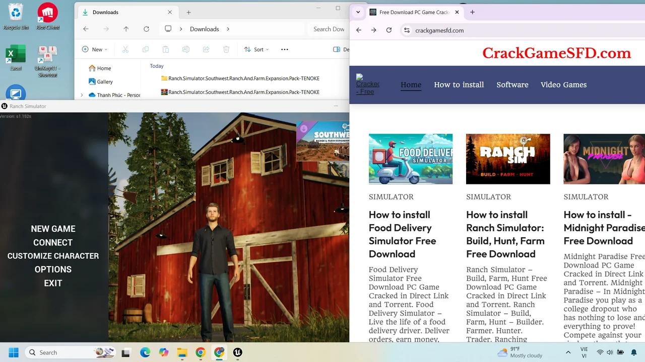 How to install Ranch Simulator Build Hunt Farm Free Download