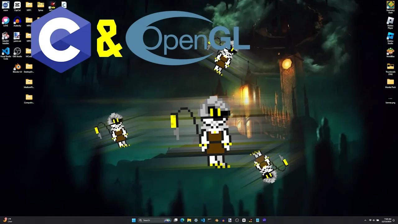 Making a Mini Desktop Pet! (C & OpenGL)