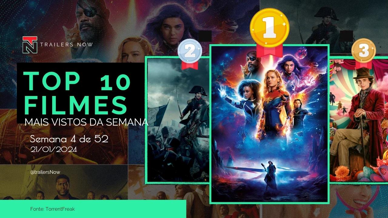 Top 10 filmes mais vistos da semana 4 (de 52)