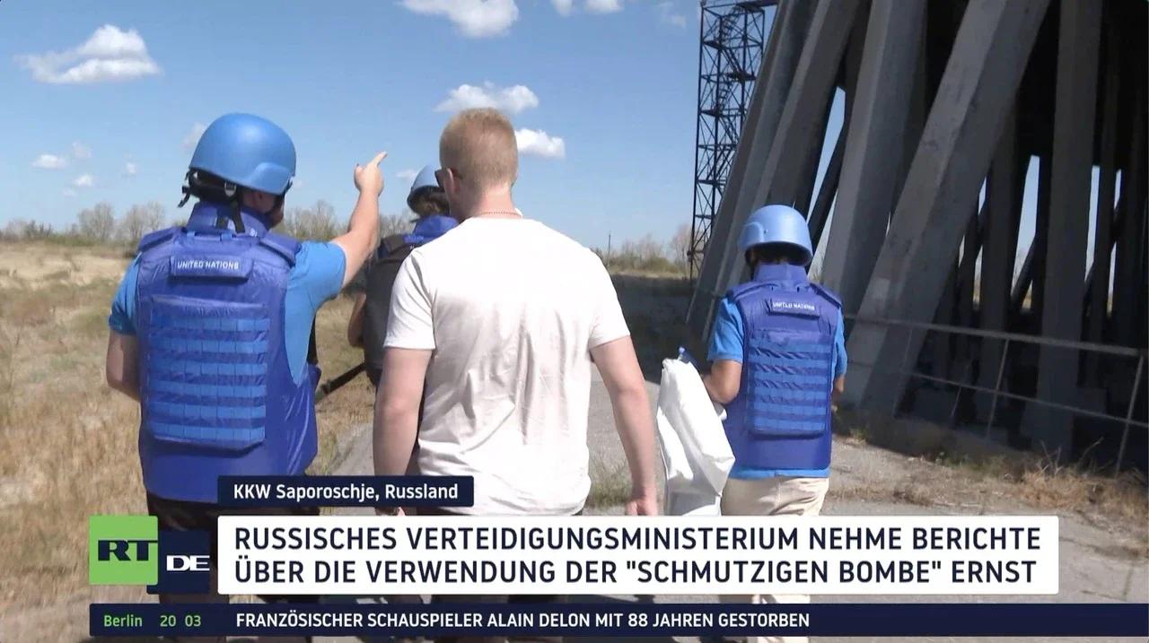 ⁣Schmutzige Bombe im AKW-Saporoschje: Nukleare Provokation gegen Russland?