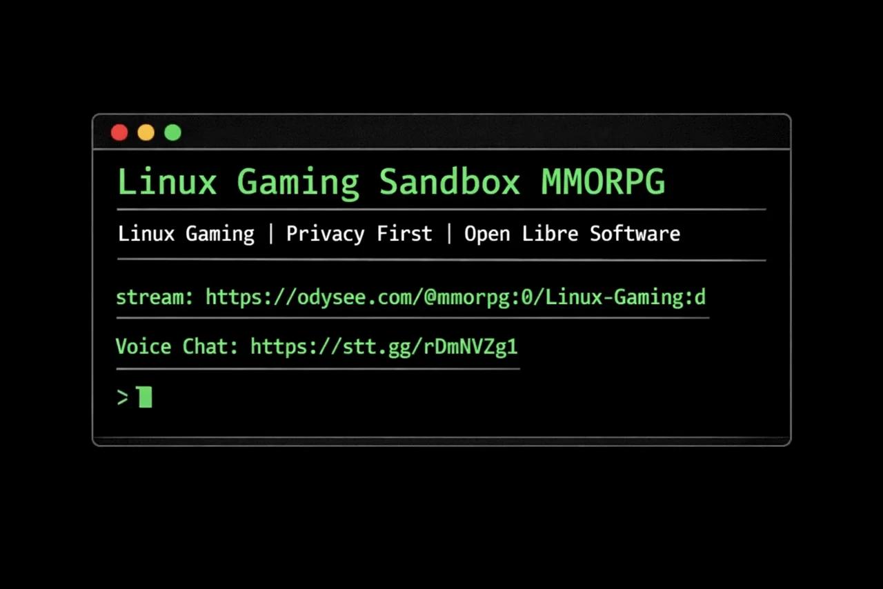 MMORPG Linux Gaming Sandbox - PvP - Full Loot - PvE