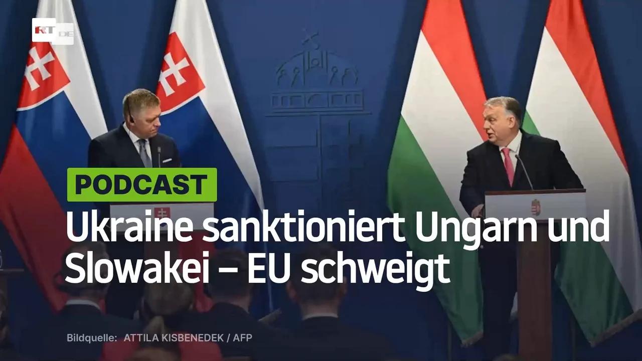 ⁣Ukraine sanktioniert Ungarn und Slowakei – EU schweigt