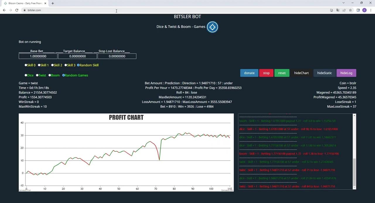 🏆🏆🏆SAFE BOT BITSLER PRO🏆🏆🏆