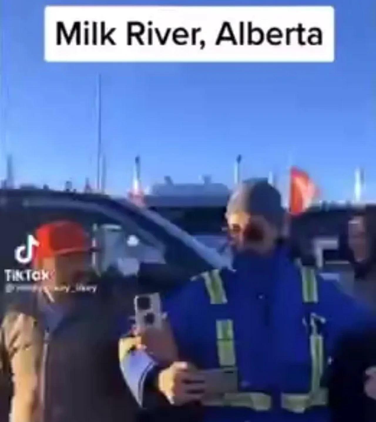 Milk River, Alberta Police try To Make Arrests, & Here Is What