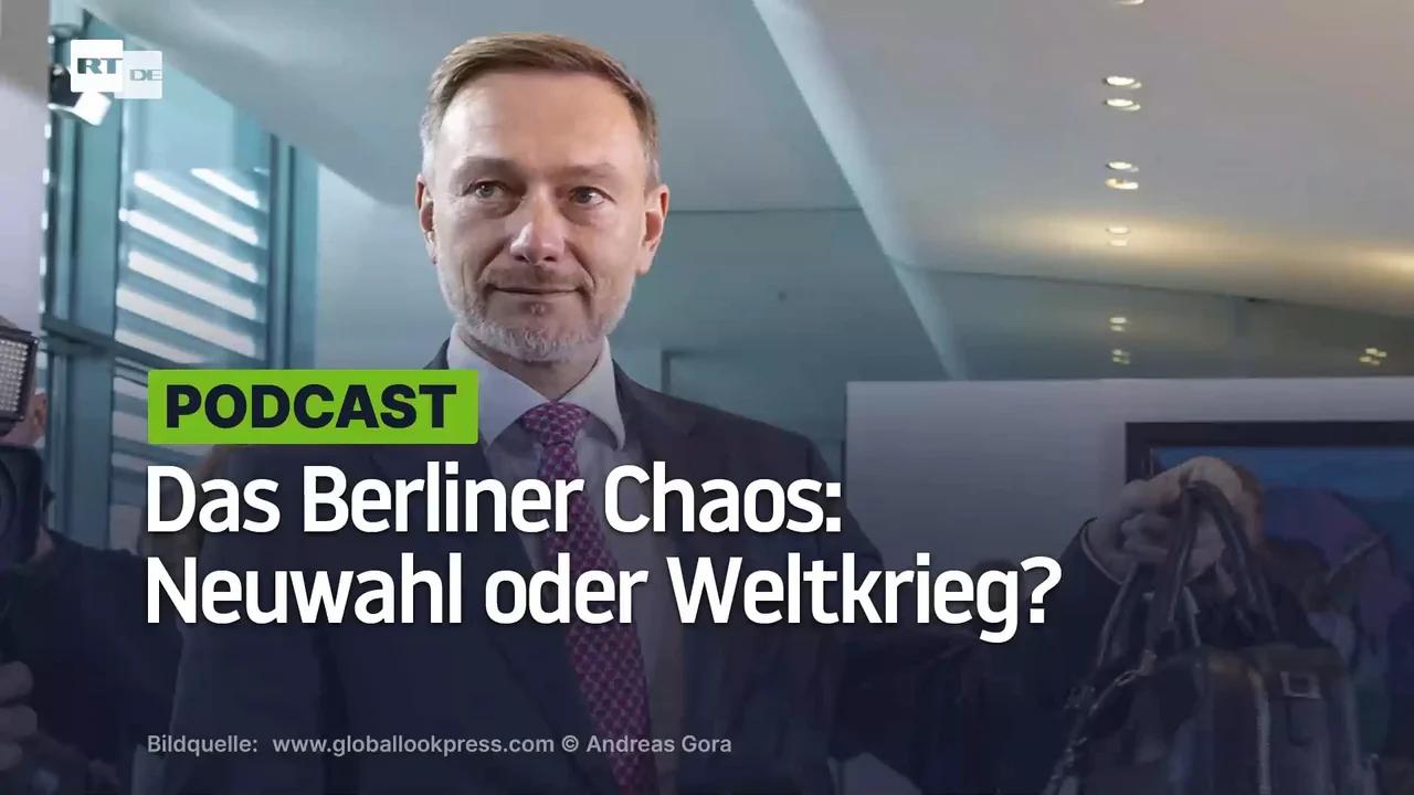 ⁣Das Berliner Chaos: Neuwahl oder Weltkrieg?