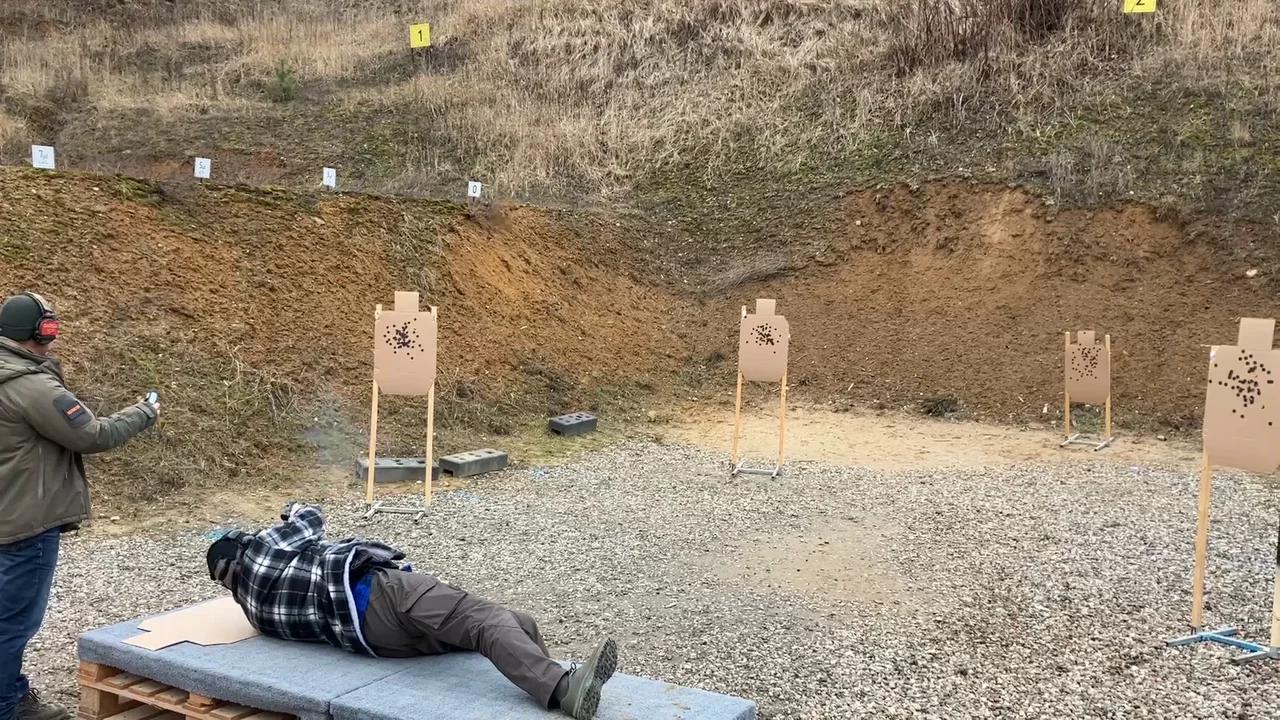 Defendu IDPA Exercise - from laying down position - 01 Feb 2025 - 21
