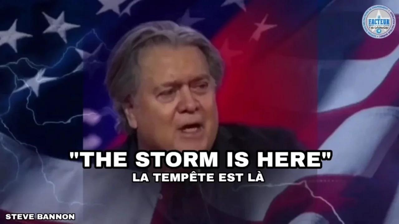 Steve Bannon Cpac La Tempête Est Là The Storm Is Here