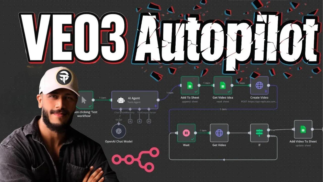 Generate Veo 3 Viral Videos Automated With N8N! (No Code Beginner AI ...