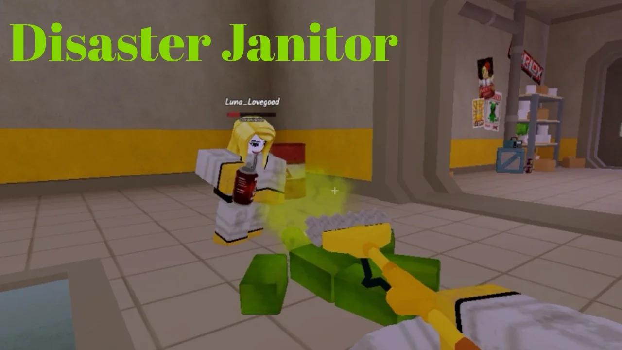 Jogando Disaster Janitor - Roblox