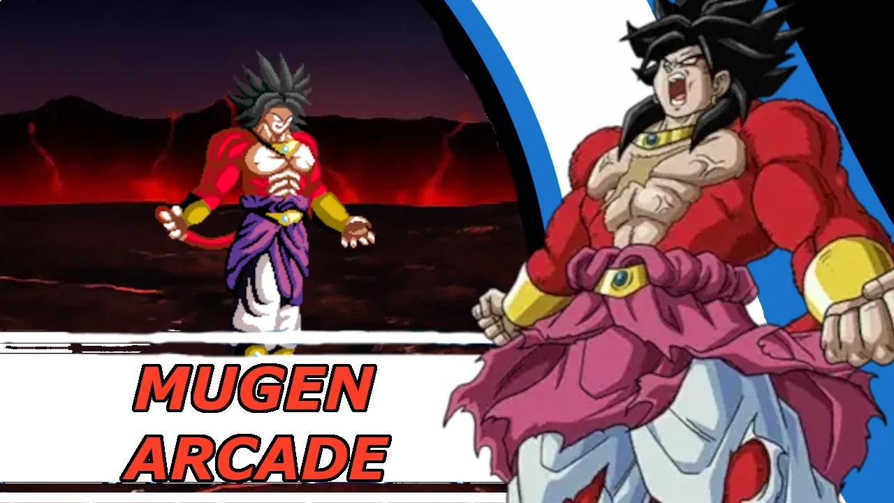 Mugen Arcade Mode with Limiter Cut Broly (Legendary Super Saiyan 4 Broly)