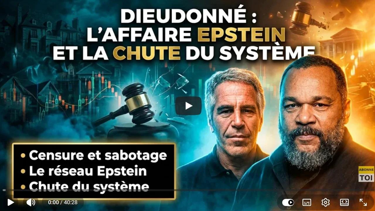 Ce que Dieudonne pense vraiment des Proteges du reseau Epstein - GPTV