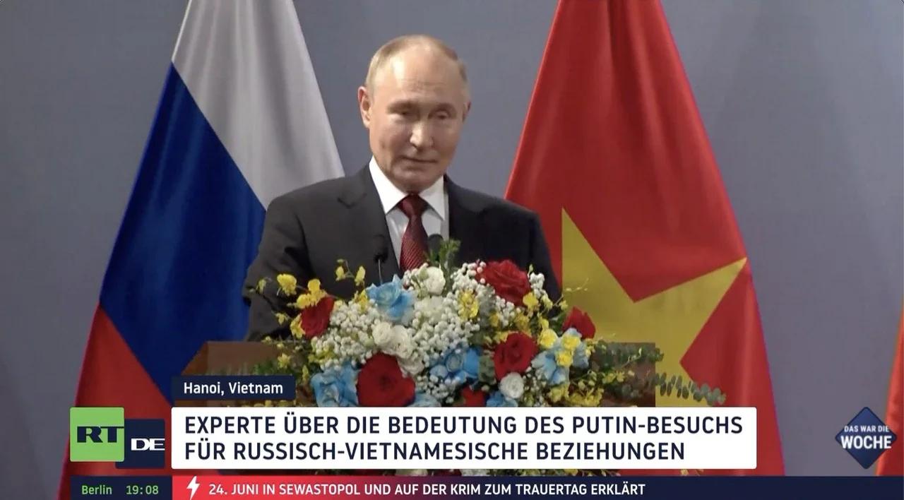 ⁣Putin zu Gast in Vietnam