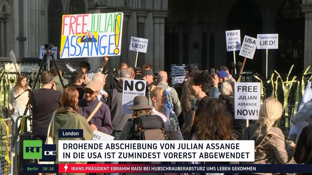 ⁣Londoner Gericht: Assange darf Berufung gegen Auslieferung an die USA einlegen