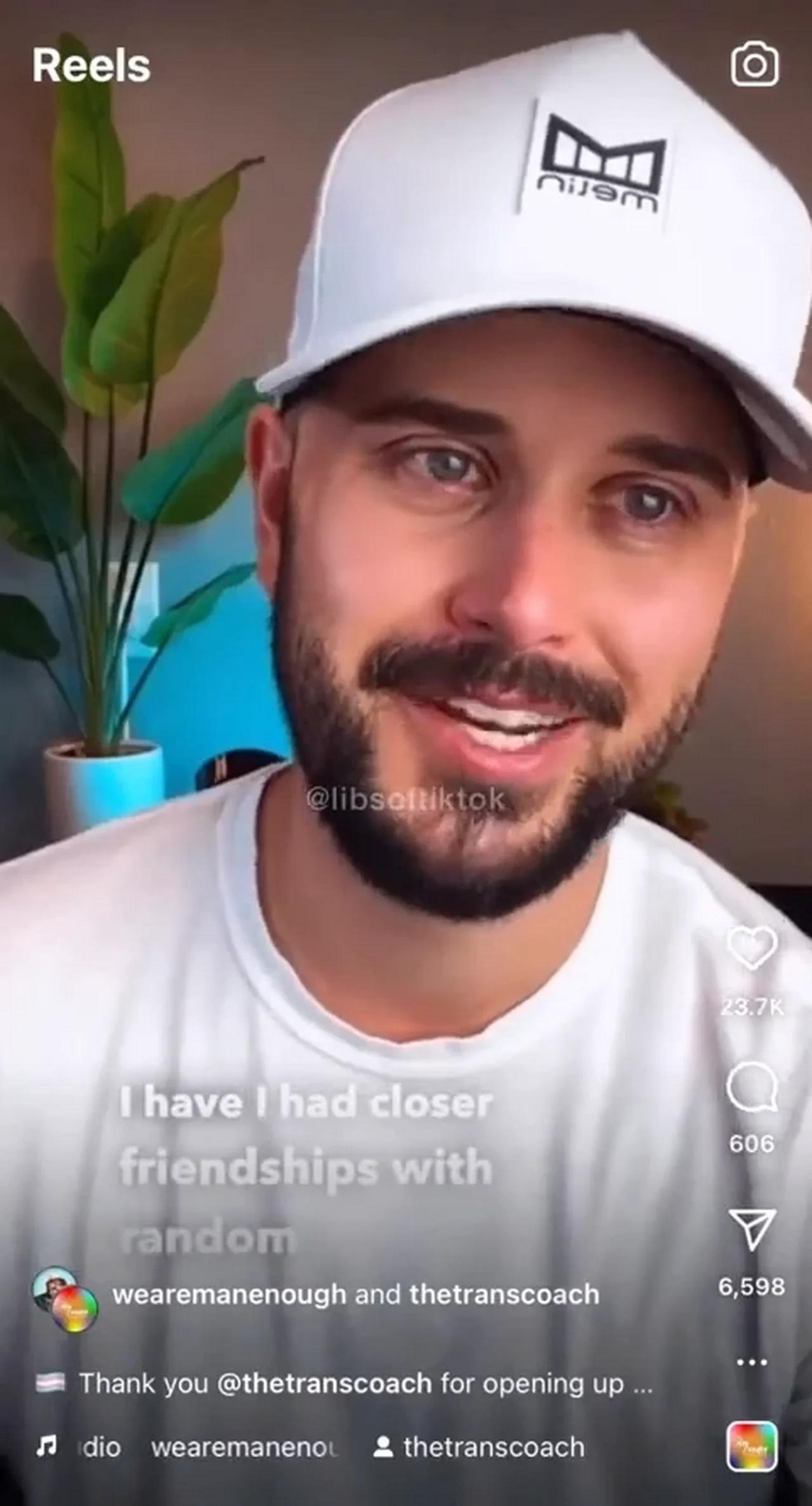 This is really sad trans man realizes how hard it is to be a man when