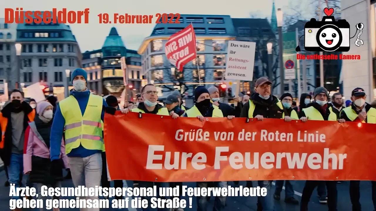 ⁣Gesundheitswesen 🚑 und Feuerwehrleute 🚒 gehen gemeinsam auf die Straße! 🌪 (Die Entfesselte Kam