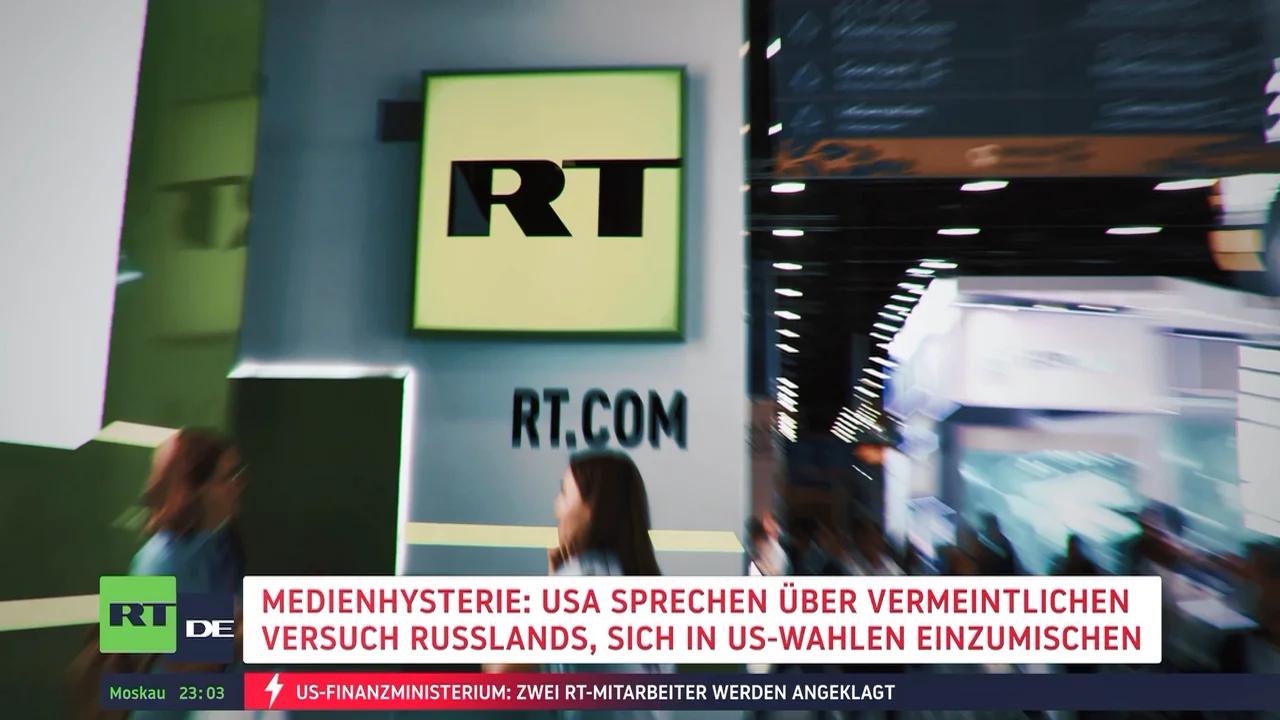 ⁣RT-Phobie nicht geheilt: USA werfen Russland erneut Wahleinmischung vor