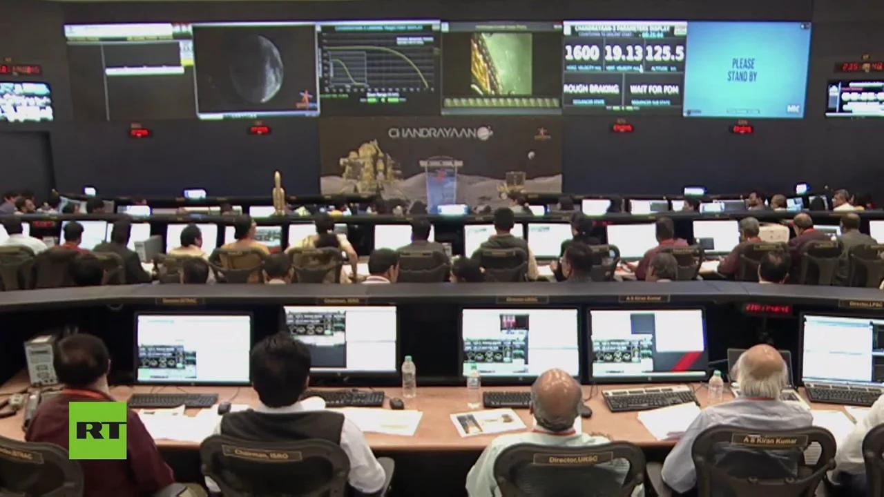 Inde Alunissage R Ussi De La Sonde Spatiale Chandrayaan