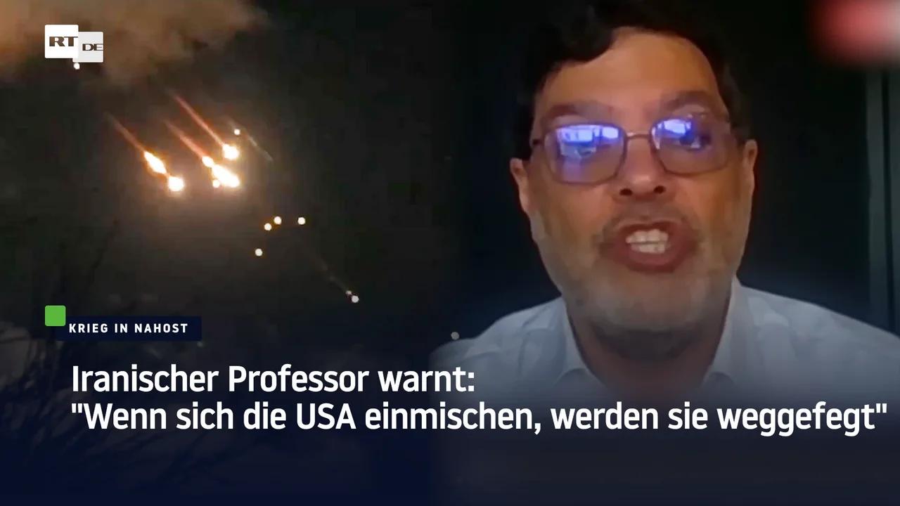 ⁣Iranischer Professor warnt: 